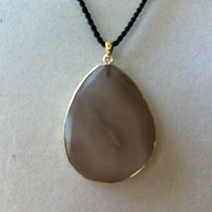 ASOS Design Real Semi Precious Stone Slice